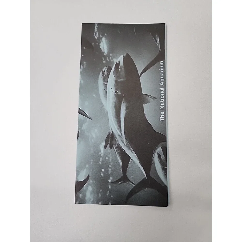1973 National Aquarium Washington DC Fish Vintage Tourist Travel Brochure